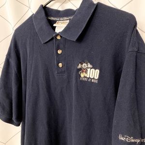 Vintage Mickey Mouse collared tee shirt